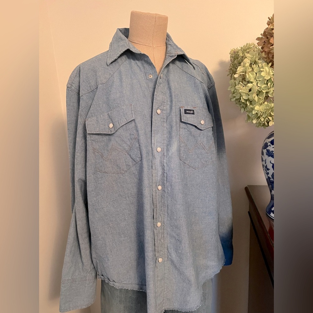 WRANGLER Vintage Denim Shirt, size L